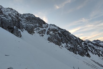 Grapa v SZ grebenu Velikega vrha v Begunjščici