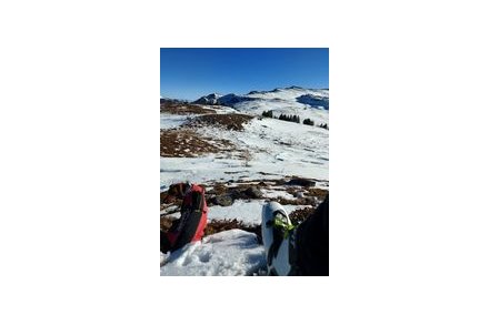 Pogled na Mirnock,spihano,zlizano,pomankanje snega