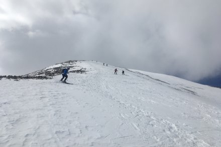 Qundary Peak tik pod vrhom