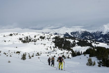 Ski opening Langwies, Švica